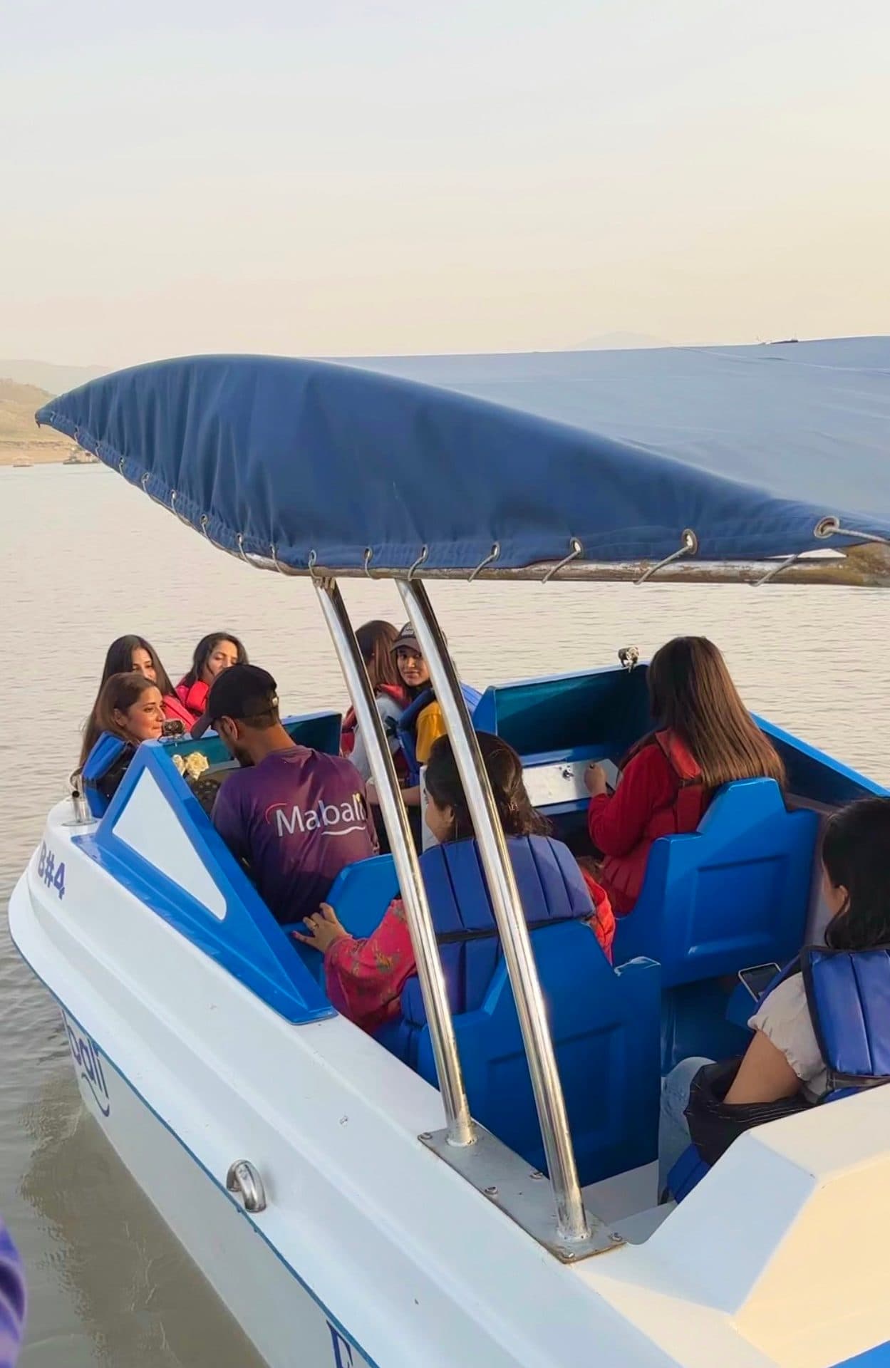 Samah M Beauty team on a boat trip